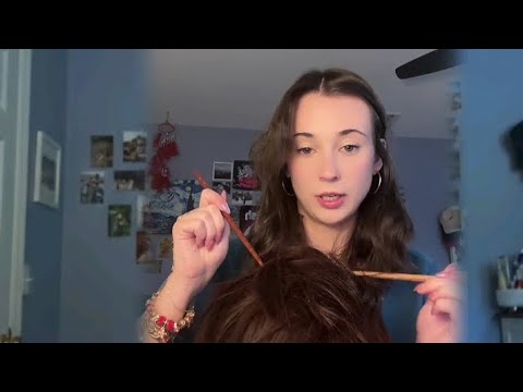  ✨ Unveiling Vanessa: Relaxing ASMR Nurse Scalp Check & Gentle Hair Play Session 🏥🌙 