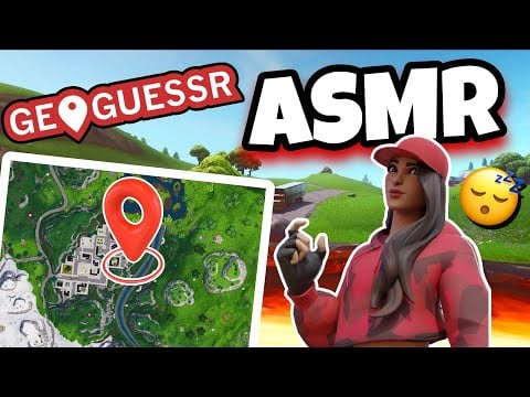 ASMR Français • Je joue a GEOGUESSR mais sur FORTNITE 😴💤 (Chuchotements et blabla très relaxant ✨)