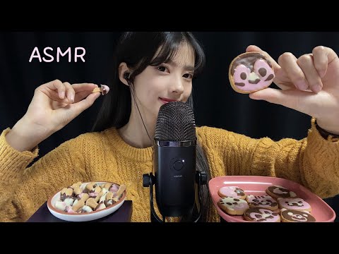 ASMR 얼초 얼초 리얼 이팅 사운드 / Frozen Chocolate Cookies, Eating Sounds