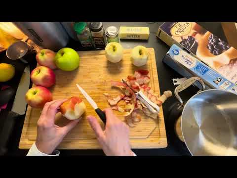 Let's (Try) to Make an Apple Pie! ~ Unintentional ASMR Cooking Baking Video for Relaxation