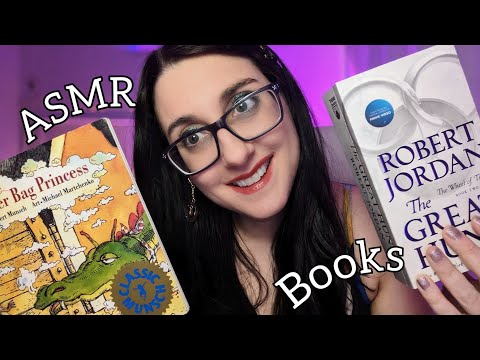 ASMR Book Triggers 🫶💝 Tapping, Page Turning, Mumbling Whisper +