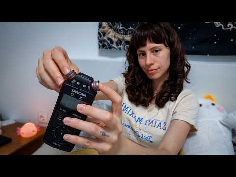 ASMR Tascam Mic Ear Tapping & Scratching & Mouth Sounds