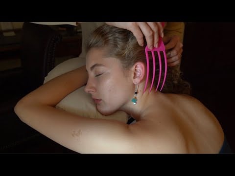 ASMR Sleep Fast Real Person Hair Play and Massage 3+ Hours ✨ (Compilation, Whisper)