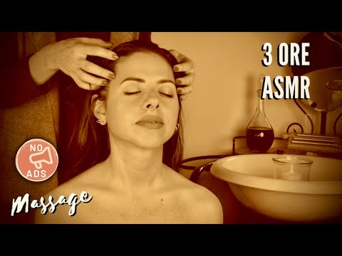 [ASMR] 3 ORE di MASSAGGIO Viso e Corpo, Coccole, Pulizia Energetica | Persone Reali (senza annunci)