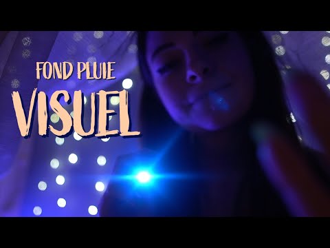 ASMR | Hand movement, face touching, lumière et détente assurée ✨ fond pluie