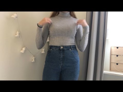 ASMR try-on clothing haul