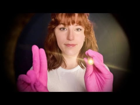 ASMR Tunnel Vision Eye Exam | peripheral light triggers