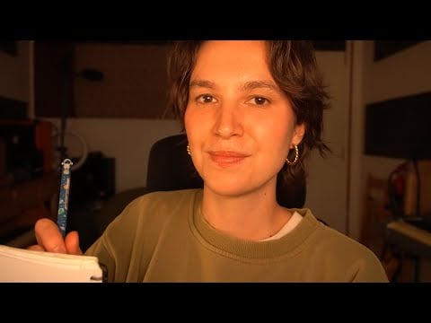 ASMR Personality Tests With Results (eyes closed)
