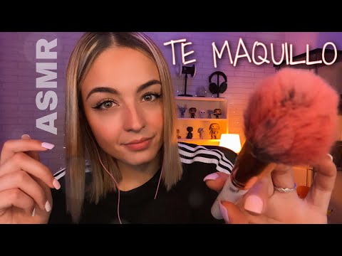 ASMR ROLEPLAY MAQUILLAJE | Asmr para dormir en español