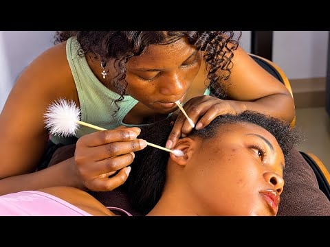 ASMR ✨This Put Me to Sleep FAST Ear Cleaning, Head Massage, Shampoo & Spit Painting, Tingly