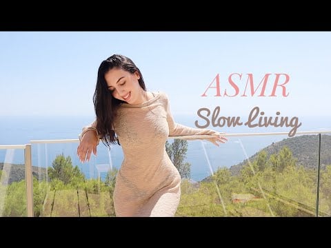 ASMR Slow Living in the French Riviera 🌊 Whispers & the Sea - Côte d'Azur Morning