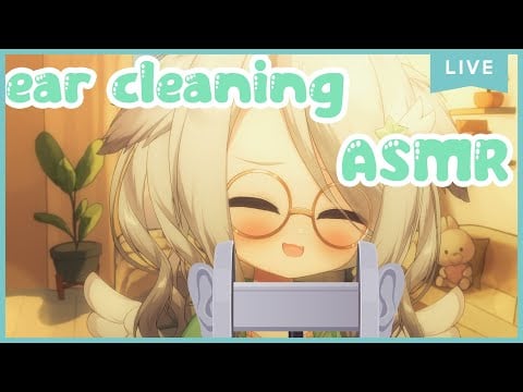 ꒰ LIVE ꒱ ASMR inside your ears ♡ binaural (SR3D) ear cleaning/massage, mouth sound ♡ minimal talking