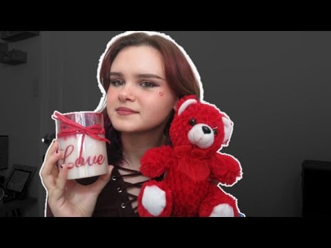 Valentine's Day Triggers ASMR | Tapping, Whispering, Fabric Sounds, Plastic Sounds, Fidget Pop Its