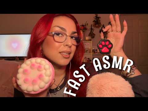 ASMR ☆ ALL NEW Fast & Aggressive Triggers for DEEPL SLEEP (+ lots of mouth sounds)
