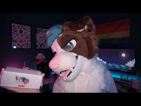 [Furry ASMR] Dog tongue deep inside your ears