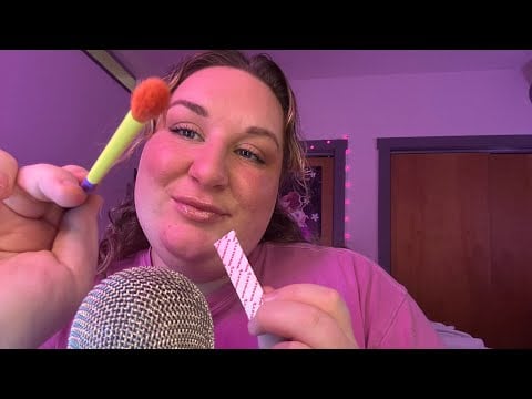ASMR | Gum Chewing + Inhale Whispering 💤