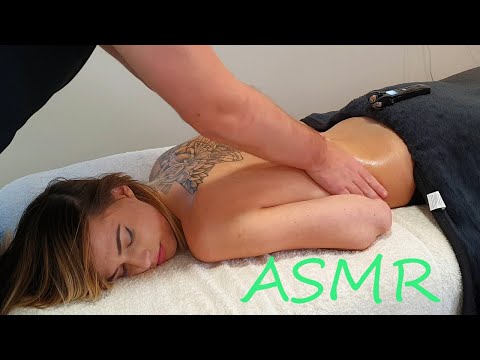 [ASMR] Back Massage to Reduce Your Stress [No Talking][No Music]