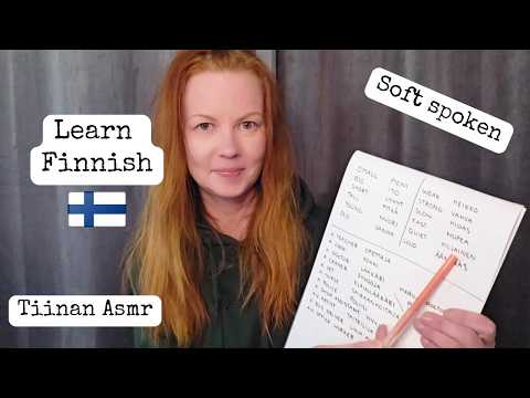 ASMR - Learn Finnish with Me!  🇫🇮 Alphabet, Words & Sentences  | Soft spoken with accent