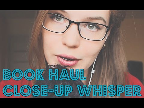 Old School Sound-Focused ASMR | Close-Up Whispers and Visuals | Book Haul | Binaural, HD