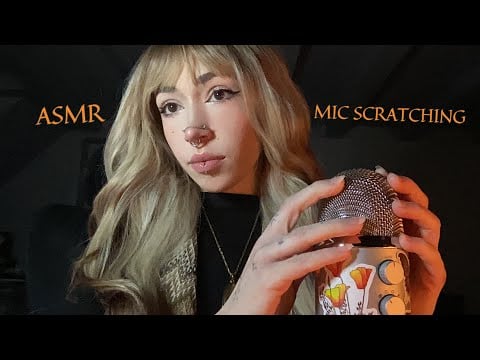Mic Scratching ASMR | Mic Rubbing, Whispering