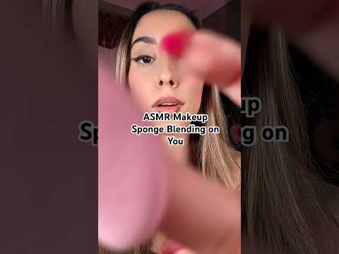 ASMR POV Makeup Sponge Blending #asmr #makeupsponge #asmrshorts #makeup