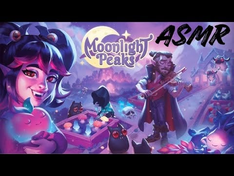 ASMR || Lets Play Moonlight Peaks!! 🧛🏻‍♀️☾