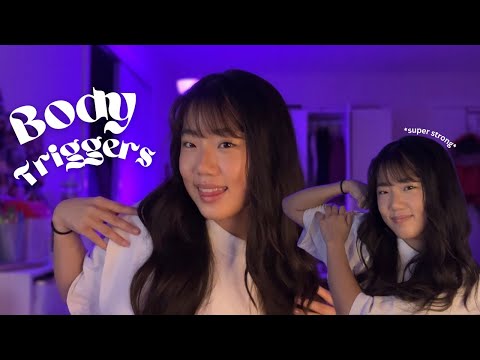 ASMR Body Triggers + Fabric/Clothes Scratching