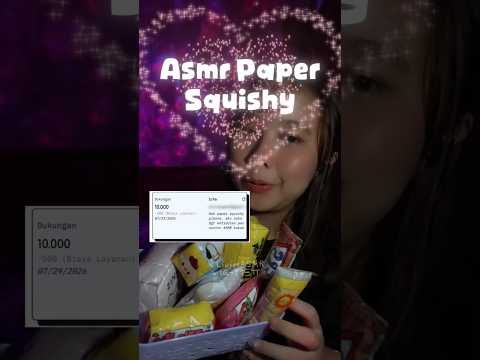 ASMR Paper Squishy for your Request ✨💜 #asmr #papersquishy #asmrsounds