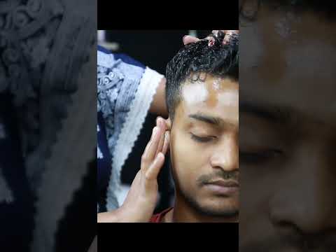 She Doing Click Click Pin Pen Ear Massage ASMR | Barber Girl Chaitali Pin Pen Massage ASMR #shorts