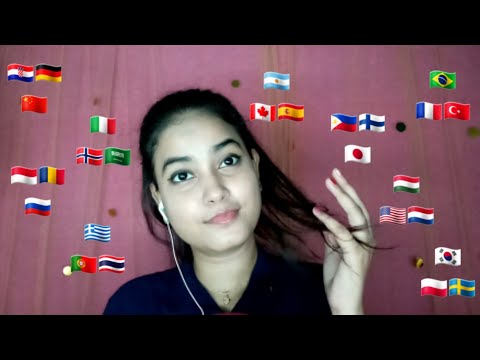 ASMR Whispering 💕 in 35+ Different Languages