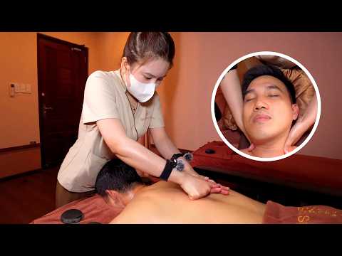 ASMR 🔥 I Fell into a Deep Sleep with Full Body Oil Massage Therapy!