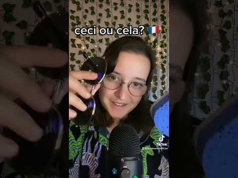 ASMR ceci ou cela? #shorts #asmrshorts #asmrfrançais