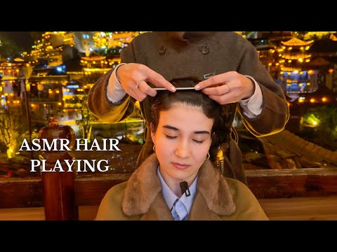(ASMR) I GOT LATE NIGHT HAIR COMBING IN CHINA (SOFT SPOKEN JAPANESE)