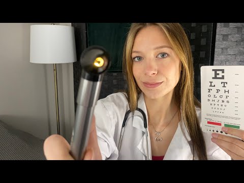 ASMR POV Cranial Nerve Exam Detailed|Hearing, Eye, Smell/Taste Tests | Sensory Sounds | Soft Spoken