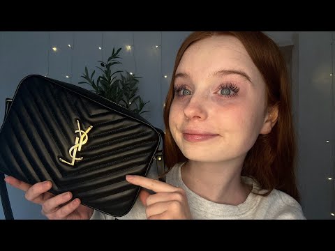 ASMR Unboxing My New YSL Purse! 🖤🫧