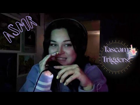ASMR ❤️‍🔥 TASCAM Triggers - Trigger Words, Mic Touching, Mouth Sounds 🤯🤫❤️‍🔥
