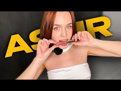 [4K USA ASMR] Lip Oil & Gloss Sounds 💋 Flower Oil, Lip Maximizer & Soft Lip Textures | No Talking