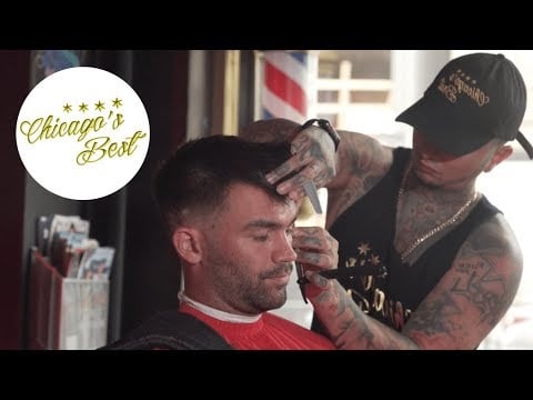 Chicago haircut at Chicago's Best Barbershop [Unintentional ASMR]