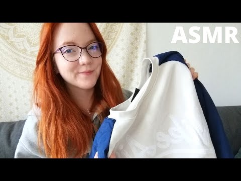 ASMR SUOMI 👕 Vaatteiden esittelyä, ääniä ja höpöttelyä