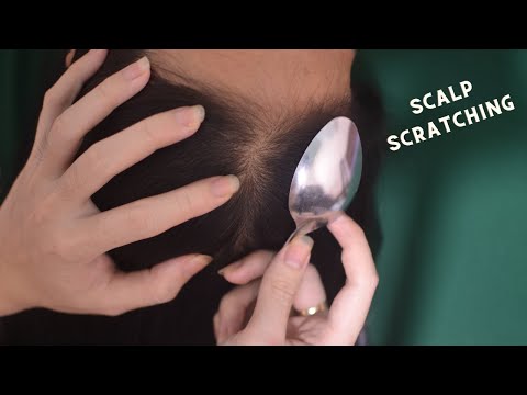 ASMR Relaxing Sounds Of Scalp Scratch, Hair Parting & Hair Rubbing, No Talking For Relieve Anxiety