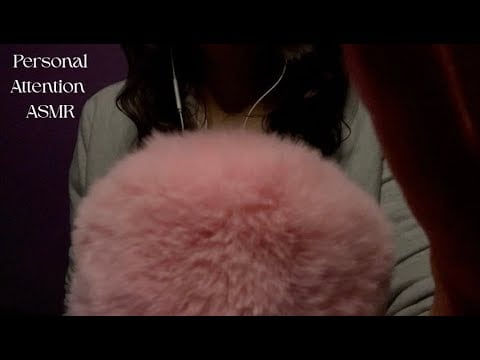 Slow & Gentle Personal Attention ASMR (plucking, affirmations, visual triggers & whispering)