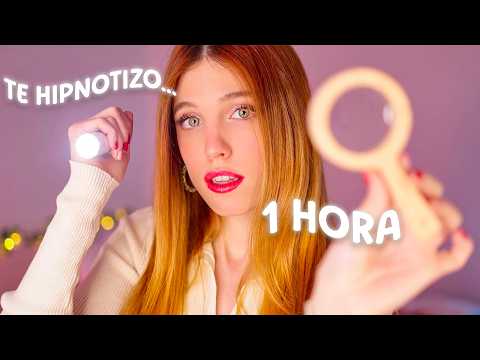 ASMR 1 HORA SIGUIENDO mis INSTRUCCIONES hasta que TE DUERMAS... ✨ Te hipnotizo 💆🏼‍♀️