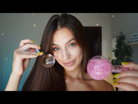Sleepiest Face Massage Ever 😴 Hands, Serum, Roller, Gua Sha 💕  ASMR facial massage