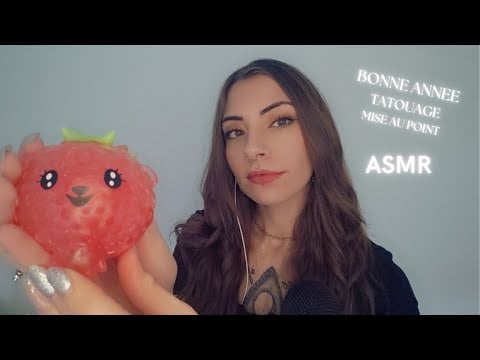 ❤️ASMR | NOUVEAU TATOUAGE - AVENIR DE LA CHAINE - BONNE ANNEE 2025 - (CHUCHOTEMENT, SQUICHY...) ❤️