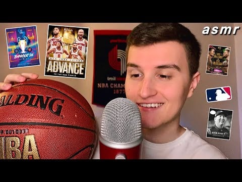 ASMR | Relaxing Whisper Ramble on ALL Things SPORTS ⚽️🏀 (nba playoffs, champions league, mlb)