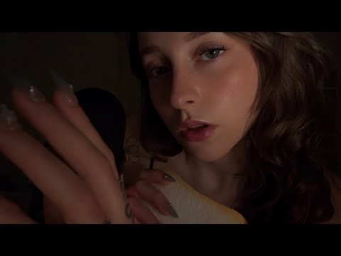 ASMR sticky sounds (lots of mouth sounds, squishies, sticky taps and more)