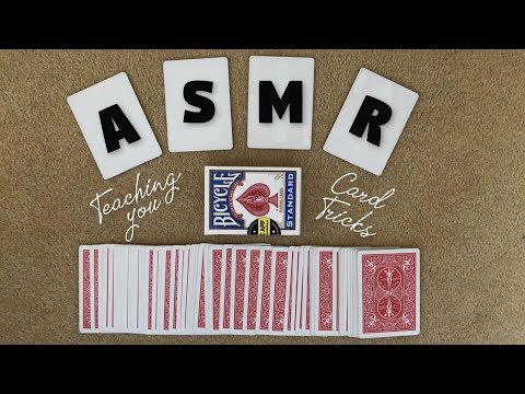 [ASMR] Teaching You Card Tricks