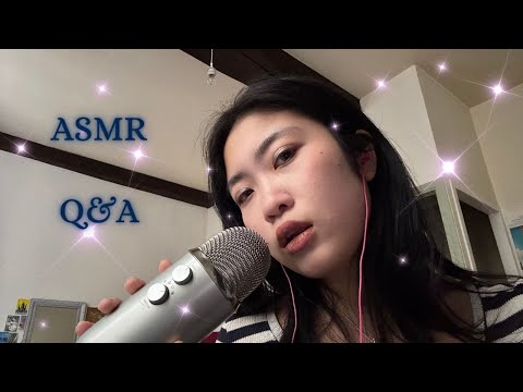 ASMR ʕ•̫͡•ʔ Q&A answering your questions (learning languages, travels + more)