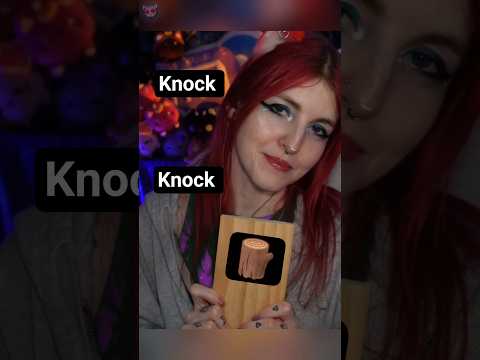 Knock knock wood ASMR