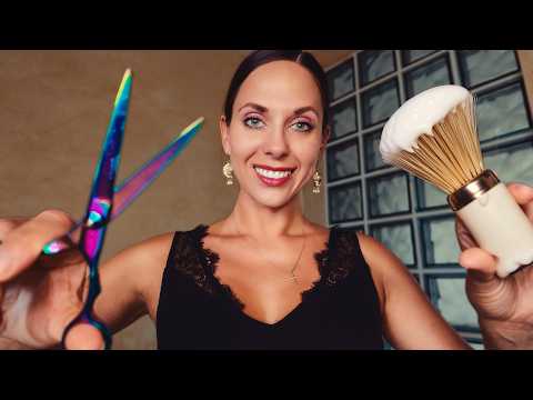 ASMR 3 Hours Barbershop | Scalp Massage, Haircut & SHAVE | Deep Sleep
